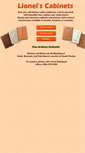 Mobile Screenshot of lionels-cabinets.com